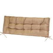 Bench Seat Cushion For Indoor Outdoor Furniture Non Slip Long Chair Cushion with Ties Strap Waterproof Swing Cushion 51.18x19.68IN For Garden Patio Ba
