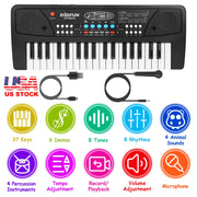 37-Key Electronic Keyboard with Microphone for Kids
