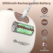 Cordless Neck Massager with Heat and Shiatsu Kneading