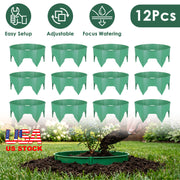 Adjustable Plant Grow Rings 10in with Hand Shovel - 12 Pack