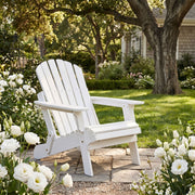 Folding Adirondack Chairs Set of 2 - Hemlock Wood Outdoor Seating