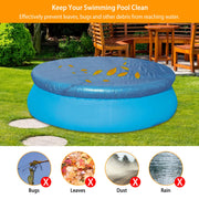 12ft Swimming Pool Cover Protector Dustproof Waterproof Paddling Pool Cover
