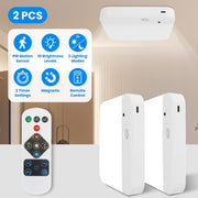 Motion Sensor Ceiling Light With Remote Rechargeable Wireless Flush Ceiling Light with 3000K 4500K 6000K 3 Timer 10 Brightness for Closet Stairs Garag