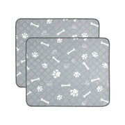 2Pcs Washable Pet Pee Pads For Puppy Kittens Dogs Cats Reusable Potty Mats Machine Washable Pet Training Pads Non-Slip Waterproof Absorbent Dog Crate