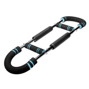 Adjustable Twister Arm Exerciser Spring Workout Bar Strength Enhancer for Men with 3 Resistance Levels 66-110LBS Chest Biceps Triceps Thighs Back Work