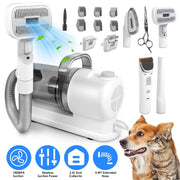 Pet Grooming Vacuum Kit with 7 Tools & 10000PA Suction