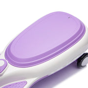 12V Kids Electric Wiggle Ride On Car, 2-in-1 Battery Powered Twist Car with Wireless Music, Controllable LED Lights & Fl