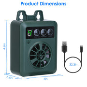Ultrasonic Anti-barking Device 49.2Feet Sensing Sonic Bark Deterrent with 4 Ultrasonic Frequency Levels 4 Sensitivity Levels Indoor Outdoor Dog Bark C