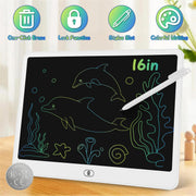 LCD Writing Tablet for Kids with Stylus & Lock Function