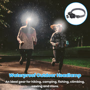 Motion Sensor LED Headlamp Zoomable Headlamp Flashlight  Waterproof Outdoor Emergency Headlight with 3 Lighting Modes