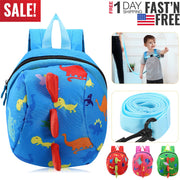 Safety Harness Baby Child Strap Toddler Walking Keeper Backpack w/Anti-Lost Leash for Aged 1-3