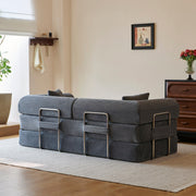 78.8" Convertible Floor Sofa Bed with High Density Foam