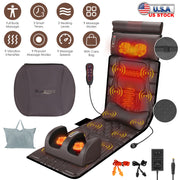 Full Body Massage Mat with Heat and Shiatsu Neck & Foot Massagers