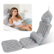 Full Body Bath Pillow with Lumbar Support & 4D Mesh