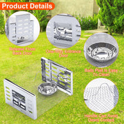 2Pcs Humane Rat Trap Catch and Release Live Mouse Cage Traps with Automatic Continuous Cycle Trapping for Chipmunk Rodent Mouse Small Animals