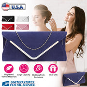 Women Clutch Wallet Bags For Party Wedding Soft Handbag Portable Thin Envelop Evening Purse for Bridal Dating