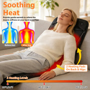 Full Body Vibration Massage Mat with Heat & 10 Motors
