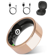 Smart Ring Health Tracker Fitness/Sleep/Stress/HRV Tracker with Charging Case Magnetic Charging Cable for Women's & Men Compatible with iOS & Android 7-