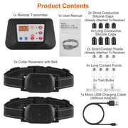 Wireless Dog Fence & Training Collar System with 990ft Range