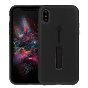Finger Strap Phone Case for iPhone X Drop-protection Finger Ring Rugged Phone Case with Kickstand Dual Layer Case