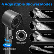 Portable Shower for Camping Include IPX7 Waterproof 6000mAh Rechargeable Shower Pump Filtered Shower Head 5.3Gallon Foldable Bucket For Hiking Beach T