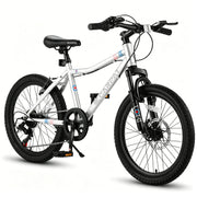 20 Inch Kids Mountain Bike, 7-Speed with Front Suspension