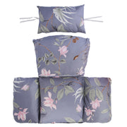 Egg Chair Cushion with Headrest - Thick Padded Swing Seat