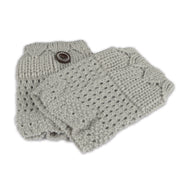 Women Winter Crochet Knit Leg Warmers