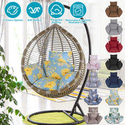 Egg Chair Cushion with Headrest - Thick Padded Swing Seat