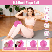 Pilates Ring Essentials Kit - 14-Piece Home Workout Set