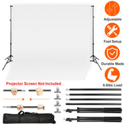 Backdrop Stand 6.5x10ft Adjustable Photography Support System