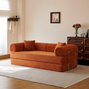 78.8" Convertible Floor Sofa Bed with High Density Foam