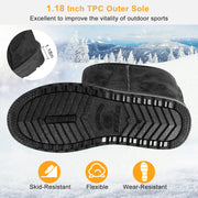 Women Ladies Snow Boots Waterproof Faux Suede Mid-Calf Boots Fur Warm Lining Shoes