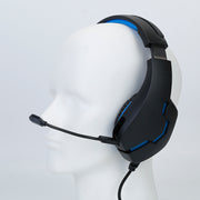Gaming Headsets Stereo Bass Over Ear Headphones w/LED Light Earmuff w/ Mic 3.5mm Plug USB 6.72FT Cord Fit For PS4/PS Vita/XBOX One S/PC/Laptop/Compute