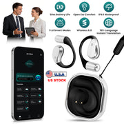AI Translation Earbuds with 165 Languages & Open-Ear Design
