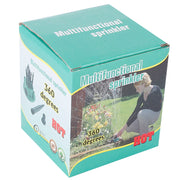 12-Tube Automatic Lawn Sprinkler with 360° Rotation