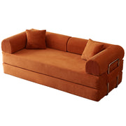 78.8" Convertible Floor Sofa Bed with High Density Foam
