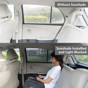 2PCS Universal Car Rear Window Mesh Sunshade
