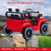 24V Kids Ride On Car with Remote Control & 4WD