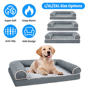 Dog Bed Pet Bed Sofa Dog Couch Pet Cushion Carpet Mattress with Washable and Removable Cover for Medium Large Dogs