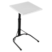 Folding Tray Table Portable Sofa TV Tray Laptop Desk C Side Adjustable Eating Dinner Coffee Table with 3 Adjustable Heights 3 Angles 55lbs Load Bearin