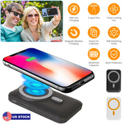 Magsafe Wireless Power Bank 10000mAh Magnetic Portable 18W Fast Charger Fit for IOS Phone 15/14/13/12 Series and More