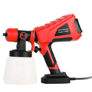 750W Electric Paint Sprayer Handheld HVLP Spray Painter Painting Spray Gun For Fences Brick Walls with  3 Spray Patterns 1000ML Detachable Cup