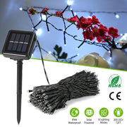 Solar String Lights LED Solar Power Fairy String Light 22M 200 LEDs 8 Lighting Mode White Light Waterproof Starry String Lights Christmas Wedding Part