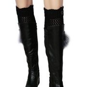 Women Winter Crochet Knit Leg Warmers