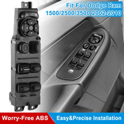 Electric Master Power Window Switch Driver Side Fit for 2002-2010 Dodge Ram 56049805AB 68171680AA