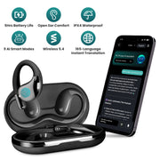 AI Translation Earbuds with 165 Languages & Open-Ear Design