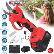 Cordless Electric Pruning Shears 21V with 2 Batteries