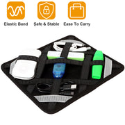 Tablet Case Organizer – Double-Sided Sleeve with Elastic Band for 9.7"