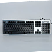 Wired Gaming Keyboard Mouse Set Colorful Rainbow Backlit 104 Keys Gaming Keyboard w/ RGB DPI Adjustable Gaming Mouse